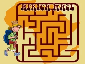 Unravel the Secrets of Africa: A Fun and Educational Maze Adventure