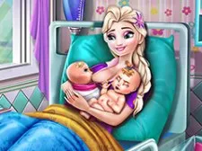 Elsa Mommy Twins Birth: A Heartwarming Caring Game for Kids
